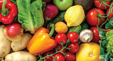 A pile of fresh vegetables